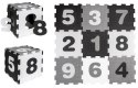 Mata Piankowa Puzzle Piankowe Cyferki Monochromatyczne