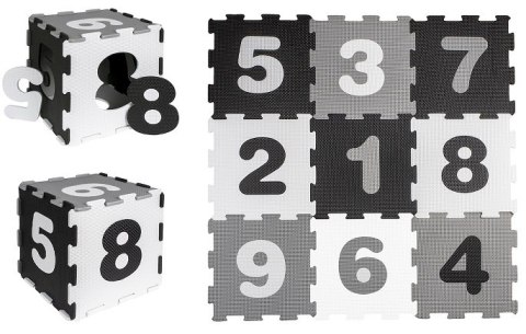 Mata Piankowa Puzzle Piankowe Cyferki Monochromatyczne