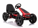 GOKART NA PEDAŁY LICENCJA MERCEDESA KOŁA EVA, MIĘKKIE SIEDZENIE Z LOGIEM MB JAKOŚĆ /XMX610