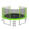 Trampolina ogrodowa 487cm 16FT dla dzieci Zielony + Akcesoria