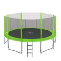 Trampolina ogrodowa 487cm 16FT dla dzieci Zielony + Akcesoria