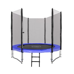 Trampolina ogrodowa dla dzieci 244cm 8FT Niebieski + Akcesoria