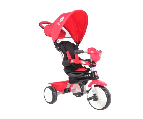 MILLY MALLY Qplay Rowerek trójkołowy Comfort red