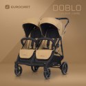 EURO-CART Wózek spacerowy bliźniaczy DOBLO CAMEL