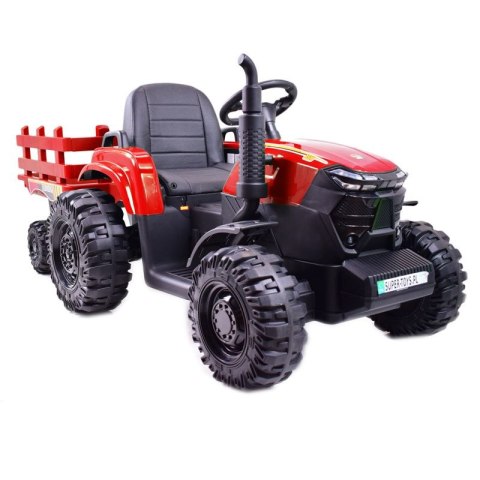 MEGA TRAKTOR AGRICULTURE Z PRZYCZEPĄ 2X200, 24V, SZYBKI SUPER JAKOSĆ/JC000B