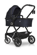 Wózek dziecięcy 1w1 (z samą gondolą) Crox Cosmic Blue marki Euro-Cart – pomysł na pierwszy wózek