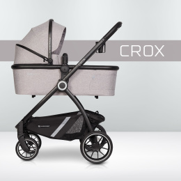 Wózek dziecięcy 1w1 (z samą gondolą) Crox Pearl marki Euro-Cart – pomysł na pierwszy wózek