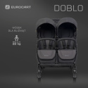 EURO-CART Wózek spacerowy bliźniaczy DOBLO IRON