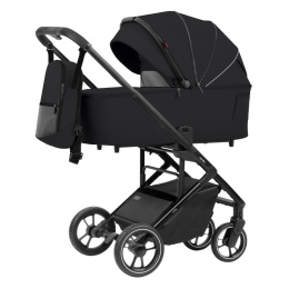 WÓZEK CARRELLO ALFA 2W1 MIDNIGHT BLACK + PLECAK + AKCESORIA