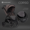 EURO-CART Wózek dziecięcy CORSO TAUPE