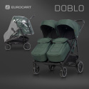 EURO-CART Wózek spacerowy bliźniaczy DOBLO JUNGLE