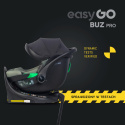 FOTELIK SAMOCHODOWY EASYGO BUZ PRO GREENER Z BAZĄ ISOFIX OD 40 DO 87 CM