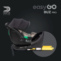 FOTELIK SAMOCHODOWY EASYGO BUZ PRO TAUPE Z BAZĄ ISOFIX OD 40 DO 87 CM