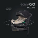 FOTELIK SAMOCHODOWY EASYGO BUZ PRO TAUPE Z BAZĄ ISOFIX OD 40 DO 87 CM