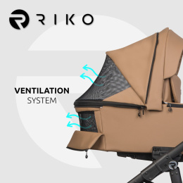 WIELOFUNKCYJNY WÓŻEK RIKO AURA CAMEL 2W1 DO 22 KG GŁĘBOKO-SPACEROWY