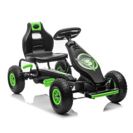 DUŻY GOKART NA PEDAŁY SUPER POWER 5, POMPOWANE KOŁA/G18