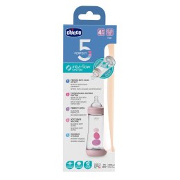 CHICCO 00020235100040 Butelka PERFECT5 300 ml 4m+ girl