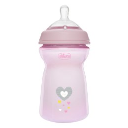 CHICCO 00081335100000 Butelka NF plastikowa 6m+ 330 ml girl